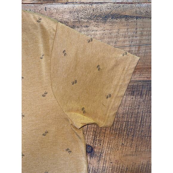 Mens Denim & Flower Ricky Singh Dark Yellow Palm Tree Short Sleeve T-Shirt L - Picture 4 of 6